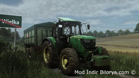 John Deere 6110M Series V1.0 – Gerçekçi Animasyonlu Traktör Modu