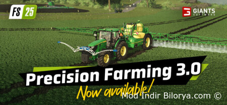 Precision Farming 3.0 V1.3 – FS25 Gerçekçi Tarım Deneyimi